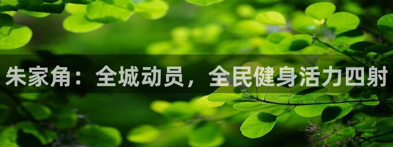 尊龙l1500：朱家角：全城动员，全民健身活力四射