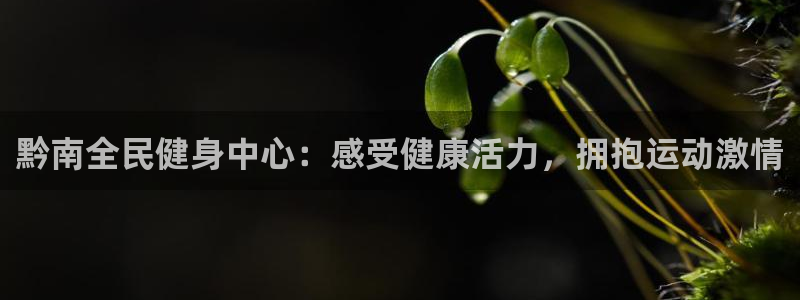 尊龙游戏官方网：黔南全民健身中心：感受健康活力，拥抱运动